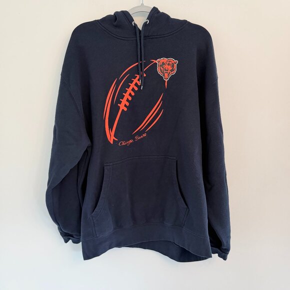 🧡💙 Chicago Bears Graphic Football Hoodie (Size XL) - Picture 1 of 7